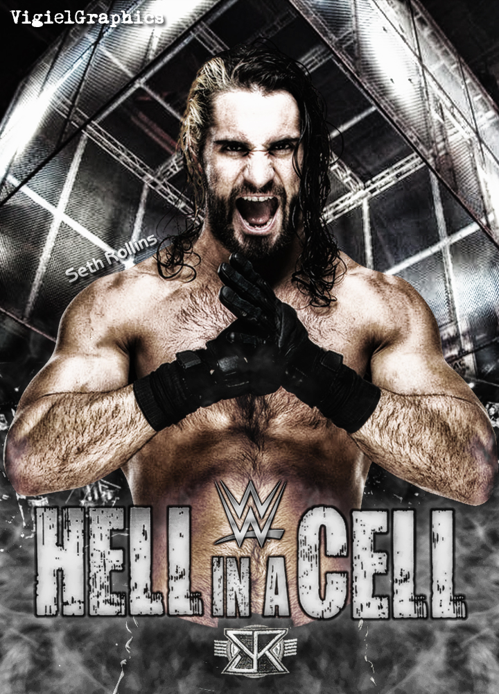 WWE Hell in a Cell 2015 Poster by VigielGraphics by vigielgraphics