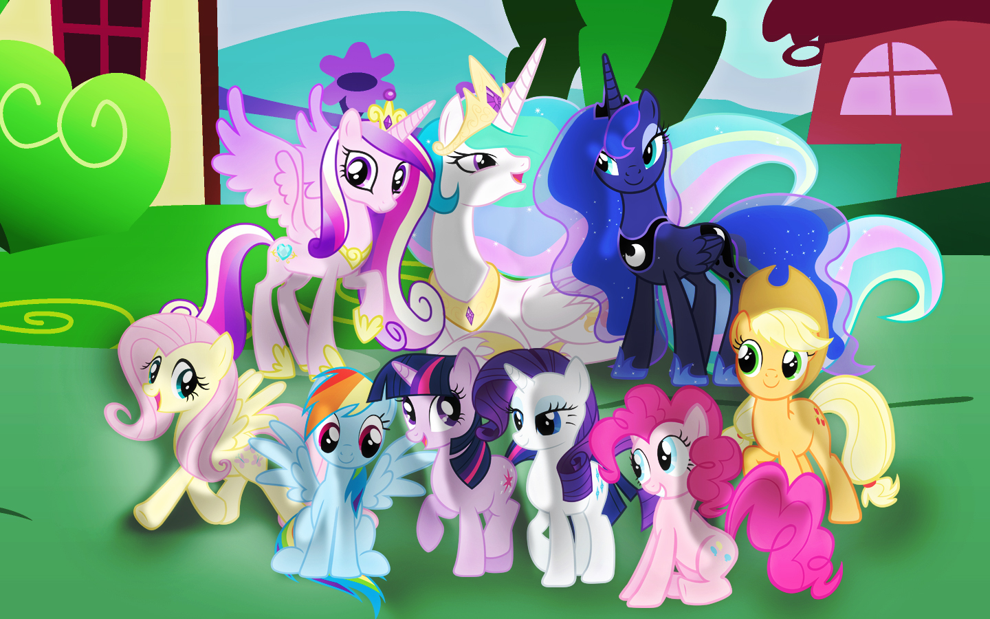 My Little Pony Playtime In Ponyville Games Playset