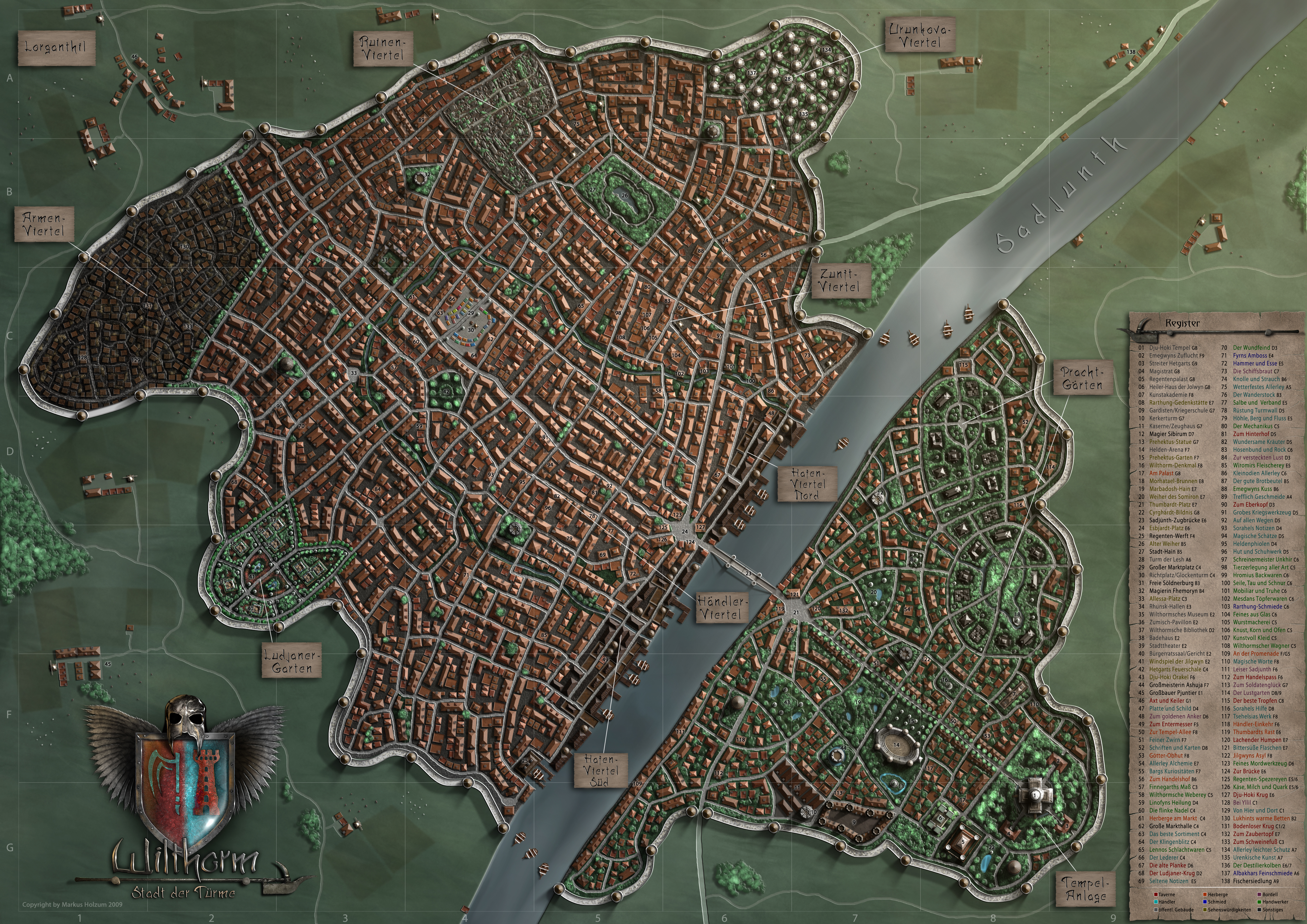 Wilthorm - a Fantasy City by Khorghil on DeviantArt