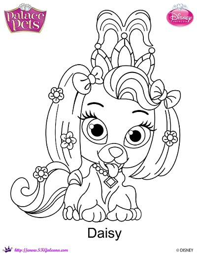 palace pets names coloring pages - photo #26