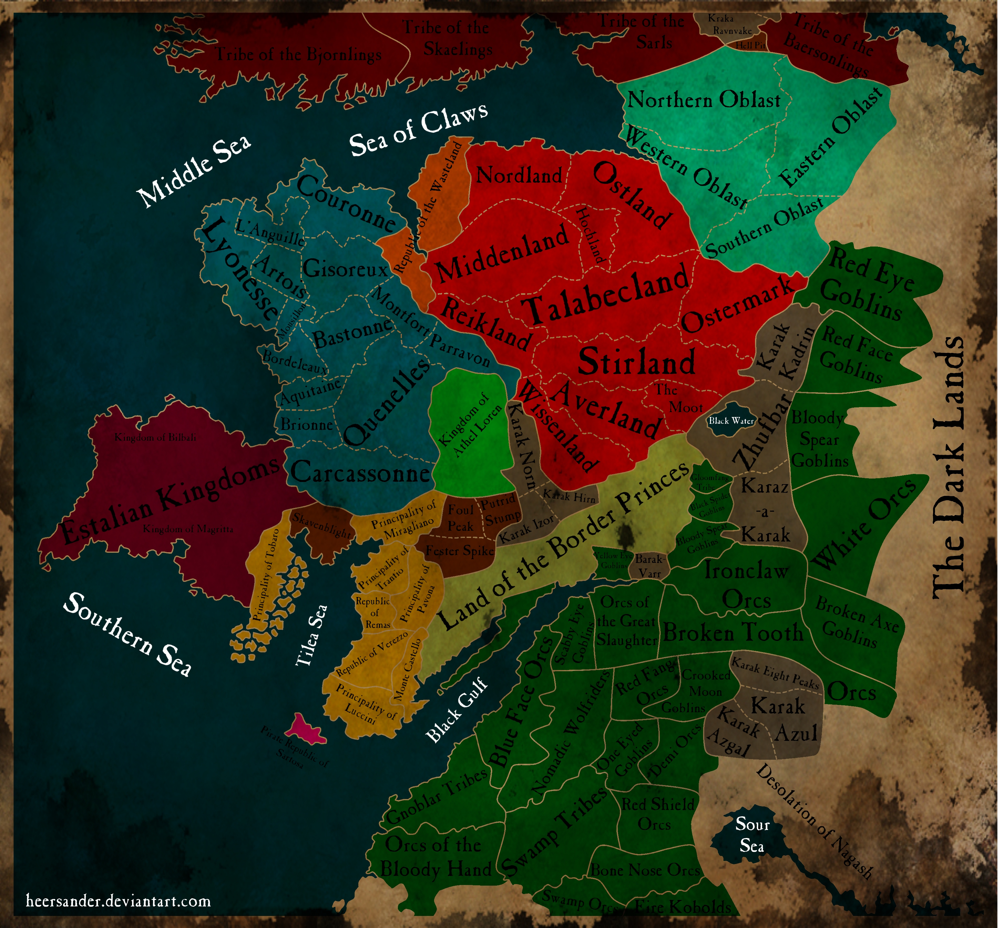 Old World Development Diary – The Main Factions Revealed