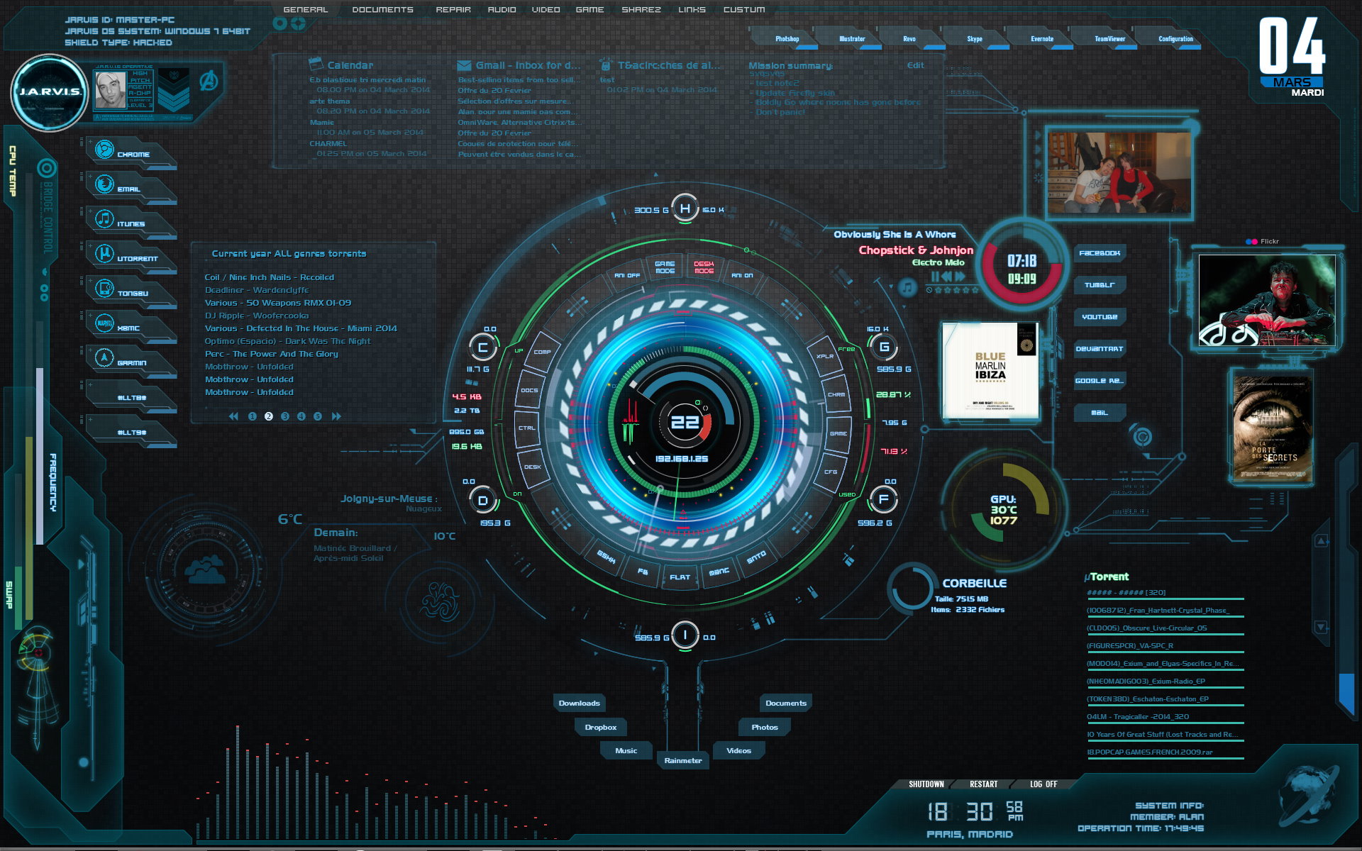 JARVIS Highpitched OS 1.1.1 by 5yNt3t1K on DeviantArt1920 x 1200