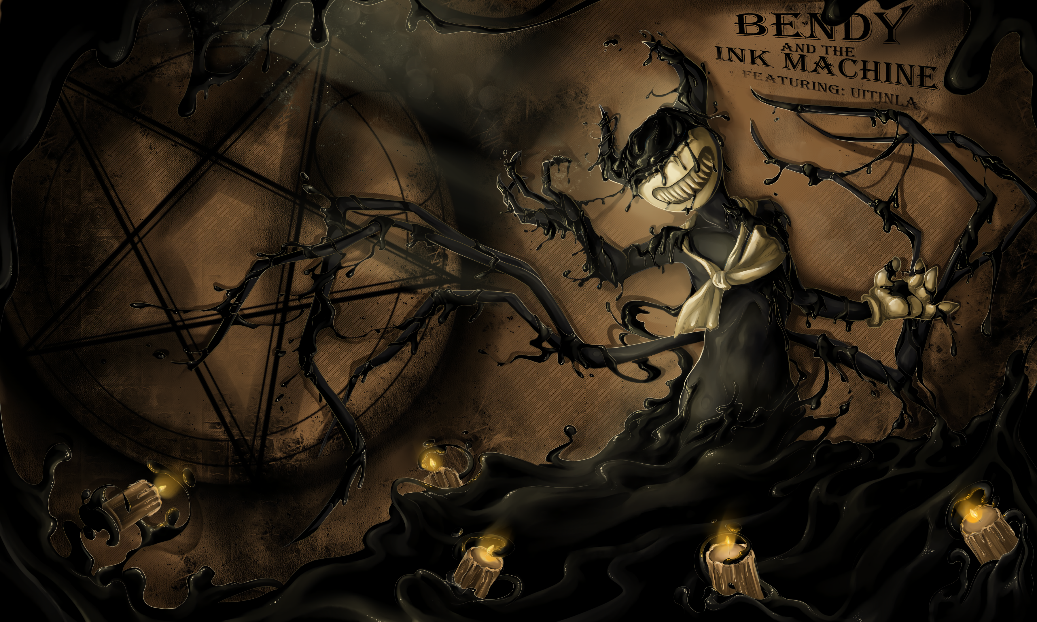 Bendy the demon of ink by Uitinla on DeviantArt