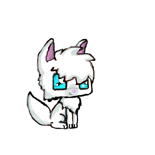 baby arctic fox coloring pages cute - photo #38