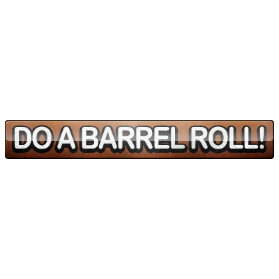 DO A BARREL ROLL FAN BUTTON! by ButtonsMaker