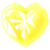 Yellow Heart Crystal