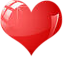 Red Shiny Heart by AudraMBlackburnsArt