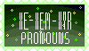 Xe/Xem/Xyr pronouns stamp by Tiny-Forest-Prince