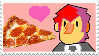 :Stamp: Khonjin x Pizza by Green-Puppy