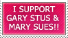 I support gary stus by shonenpunk