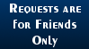 Friends Only Requests Stamp by Baron-Redbeaver