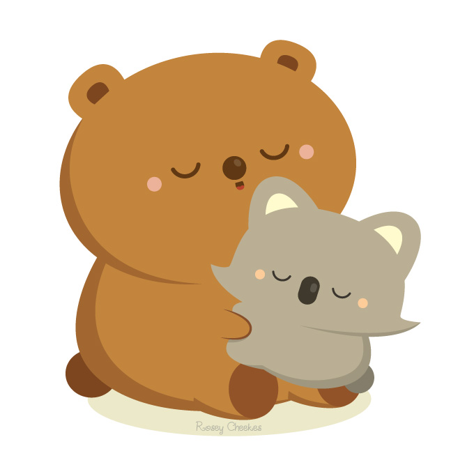 Bear Hug by RoseyCheekes on DeviantArt