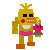 Toy Chica pixel icon V2