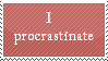The Procrastination Stamp by Busiris
