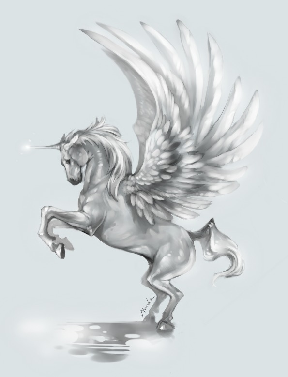 Unicorn with Wings by TheShock on DeviantArt