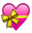 Heart Bow Emoji by catstam