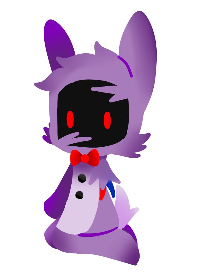 Chibi faceless bonnie {no lines} by ArtKitty5 on DeviantArt