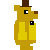 Golden Freddy pixel icon