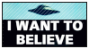 STAMP: The X-Files (I Want to Believe) by neurotripsy