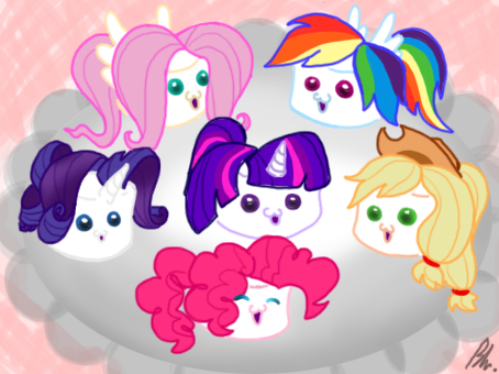 marshmallow_ponies_by_ramalllama-d4upe4n