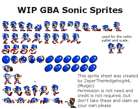 W.I.P GBA Sonic Sprites by PixelMuigio44 on DeviantArt
