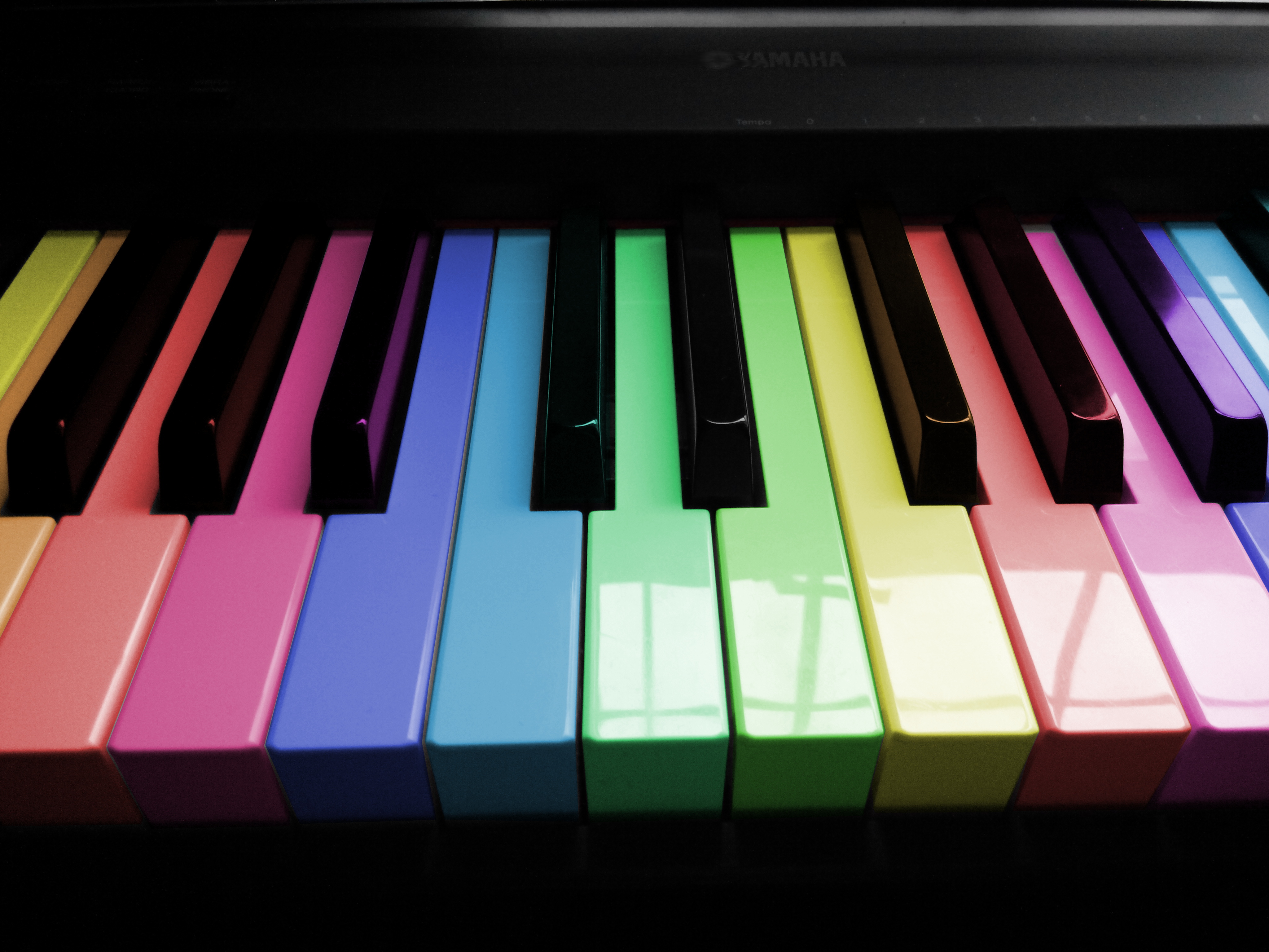 Rainbow piano by JLee182 on DeviantArt Rainbow Piano Backgrounds