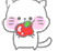Neko Emoji-11 (I luv apples) [V1] by Jerikuto