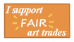 I Support Fair Art Trades Stamp by vera-san