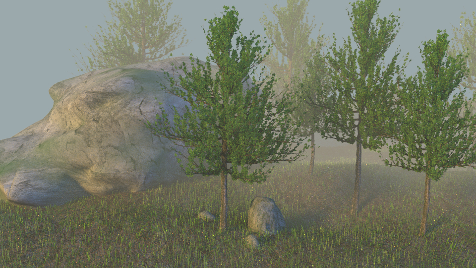 Trees in the fog 02 by jajafilm