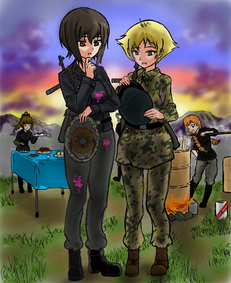 Girls und Panzer Omake 7: Girls und Paintball Pt.6 by ...
